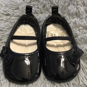 Baby Black Mary Jane Shoes 0-3 Months